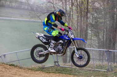 Warching, Almanya - 29 Haziran 2019 Motocross eğitimi