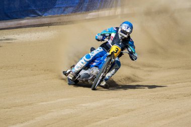 Pfarrkirchen, Almanya - 09 Eylül 2018: Almanya 'nın Pfarrkirchen kentinde uluslararası toprak yol yarışı