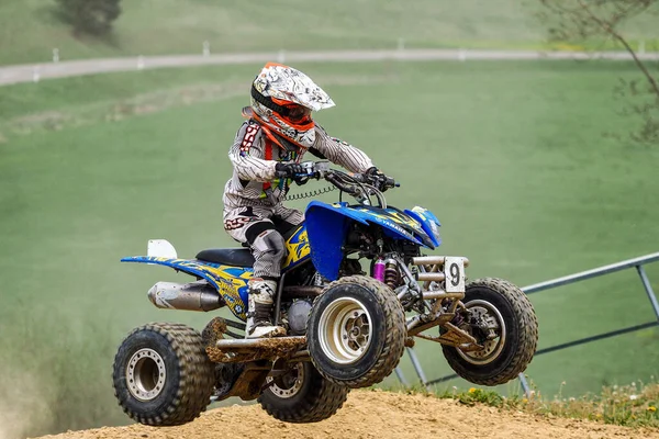 Ostrzeżenie Niemcy Czerwca 2019 Trening Motocyklowy Warching Germany — Zdjęcie stockowe