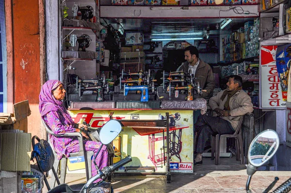 Jaipur India Jan 2020 Indian Shop Market Amber Fort Jaipur — Stock Photo, Image