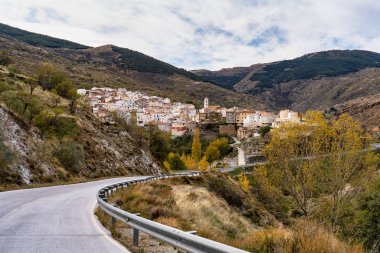 Bacares köyü Sierra de Los Filabres, Almeria Eyaleti, Endülüs, İspanya.