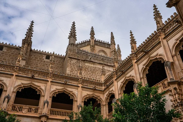 Gotické Atrium Kláštera San Juan Los Reyes Starém Městě Toledo — Stock fotografie