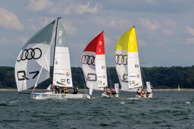 Travemuende, Almanya - 28 Temmuz 2018 Seyahat Haftası