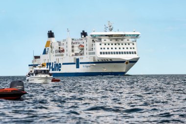 Travemuende, Almanya - 28 Temmuz 2018 Seyahat Haftası
