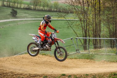 Warching, Almanya - 29 Haziran 2019 Motocross eğitimi