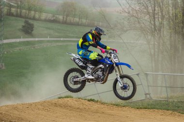Warching, Almanya - 29 Haziran 2019 Motocross eğitimi