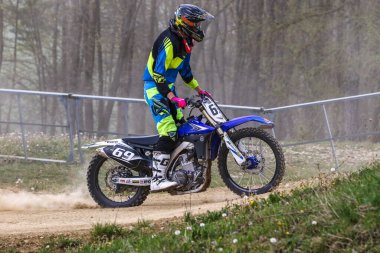 Warching, Almanya - 29 Haziran 2019 Motocross eğitimi