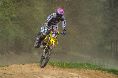 Warching, Almanya - 29 Haziran 2019 Motocross eğitimi