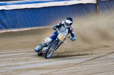 Pfarrkirchen, Almanya - 09 Eylül 2018: Almanya 'nın Pfarrkirchen kentinde uluslararası toprak yol yarışı