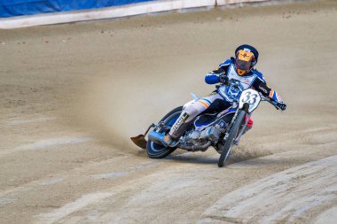 Pfarrkirchen, Almanya - 09 Eylül 2018: Almanya 'nın Pfarrkirchen kentinde uluslararası toprak yol yarışı