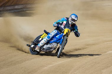 Pfarrkirchen, Almanya - 09 Eylül 2018: Almanya 'nın Pfarrkirchen kentinde uluslararası toprak yol yarışı