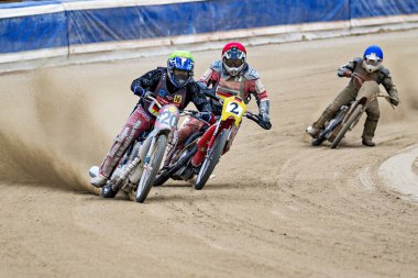 Pfarrkirchen, Almanya - 09 Eylül 2018: Almanya 'nın Pfarrkirchen kentinde uluslararası toprak yol yarışı