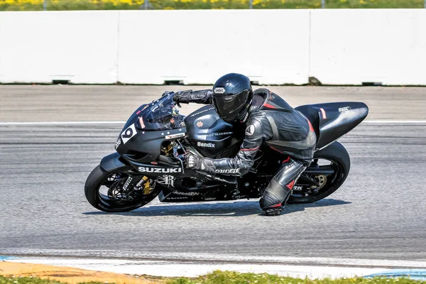 Hockenheim Tyskland Juni 2019 Motorcykelträning Baden Wurttemberg Racingcenter Eller Hockenheimring — Stockfoto