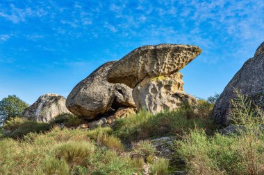 Los Barruecos Doğal Anıtı, Malpartida de Caceres, İspanya Extremadura.