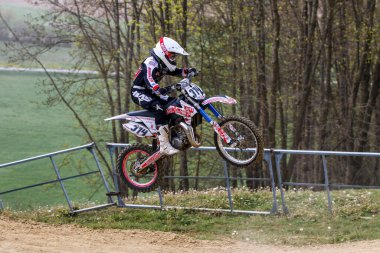 Warching, Almanya - 29 Haziran 2019 Motocross eğitimi