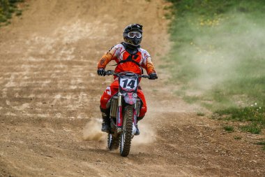 Warching, Almanya - 29 Haziran 2019 Motocross eğitimi