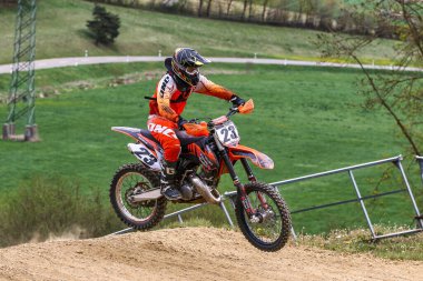 Warching, Almanya - 29 Haziran 2019 Motocross eğitimi