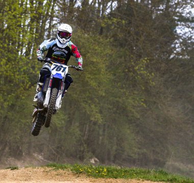 Warching, Almanya - 29 Haziran 2019 Motocross eğitimi