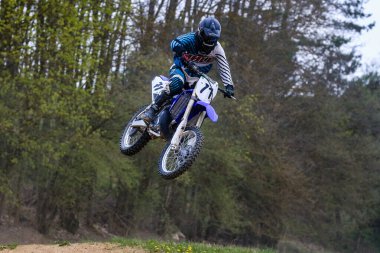 Warching, Almanya - 29 Haziran 2019 Motocross eğitimi