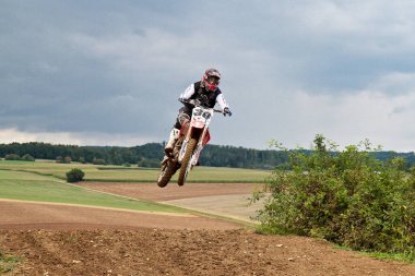 Windsberg, Almanya - 29 Haziran 2019 Motocross eğitimi Windsberg Almanya