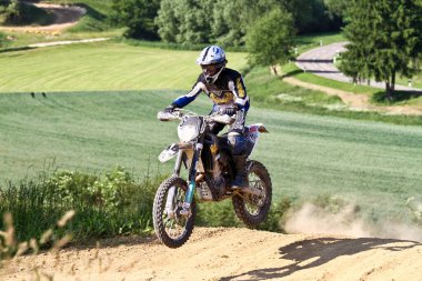 Warching, Almanya - 29 Haziran 2019 Motocross eğitimi