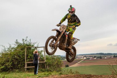 Windsberg, Almanya - 29 Haziran 2019 Motocross eğitimi Windsberg Almanya