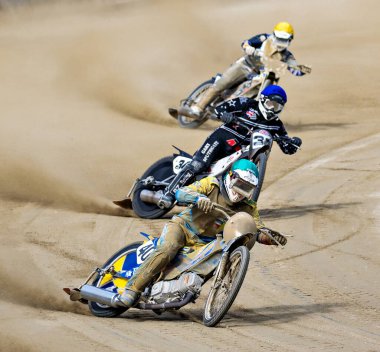 Pfarrkirchen, Almanya - 09 Eylül 2018: Almanya 'nın Pfarrkirchen kentinde uluslararası toprak yol yarışı