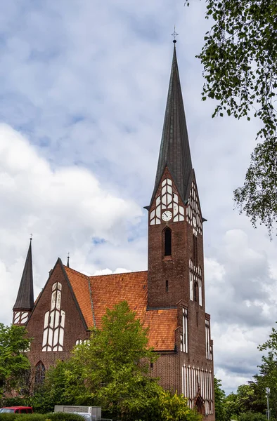 Architektura Kościoła Jurgena Juergensby Flensburgu Niemcy Europie — Zdjęcie stockowe