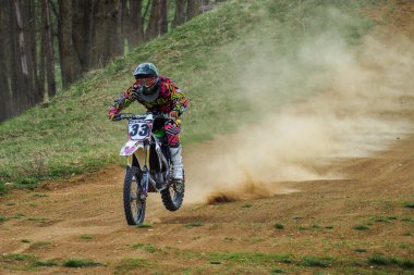 Warching, Almanya - 29 Haziran 2021 Motocross eğitimi