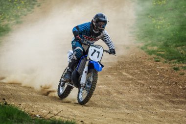 Warching, Almanya - 29 Haziran 2021 Motocross eğitimi