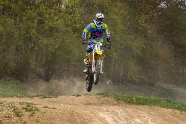 Warching, Almanya - 29 Haziran 2021 Motocross eğitimi