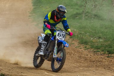 Warching, Almanya - 29 Haziran 2021 Motocross eğitimi