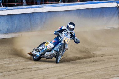 Pfarrkirchen, Almanya - 09 Eylül 2018: Almanya 'nın Pfarrkirchen kentinde uluslararası toprak yol yarışı