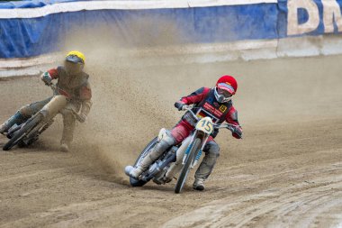 Pfarrkirchen, Almanya - 09 Eylül 2018: Almanya 'nın Pfarrkirchen kentinde uluslararası toprak yol yarışı