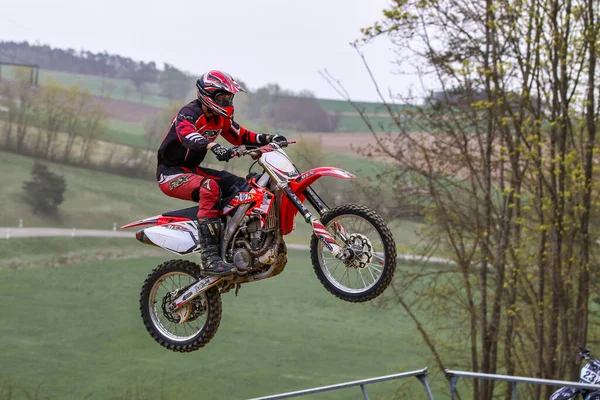 Warching Almanya Haziran 2021 Motocross Eğitimi — Stok fotoğraf