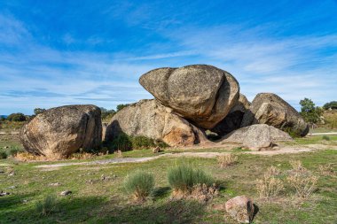 Los Barruecos Doğal Anıtı, Malpartida de Caceres, İspanya Extremadura.