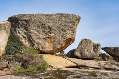 Los Barruecos Doğal Anıtı, Malpartida de Caceres, İspanya Extremadura.