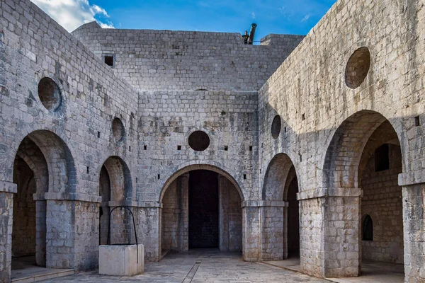 Fuerte Lovrijenac Fortaleza San Lorenzo Menudo Llamado Dubrovnik Gibraltar Dubrovnik — Foto de Stock