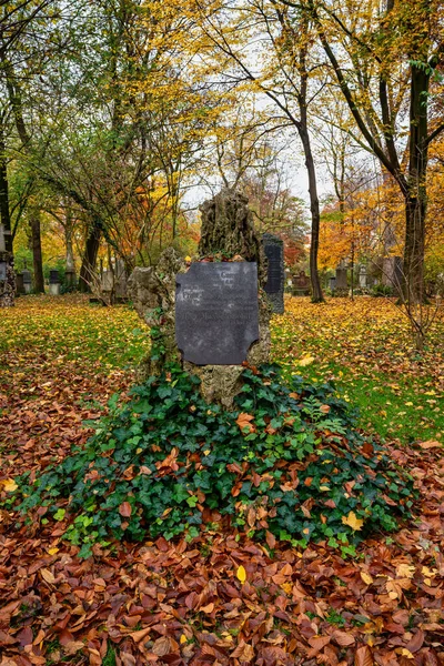 München Duitsland Nov 2020 Zicht Beroemde Begraafplaats Oud Noord Van — Stockfoto