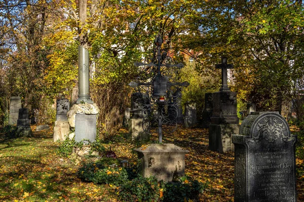 Munich Germany Nov 2020 View Famous Old North Cemetery Munich — Stock Photo, Image