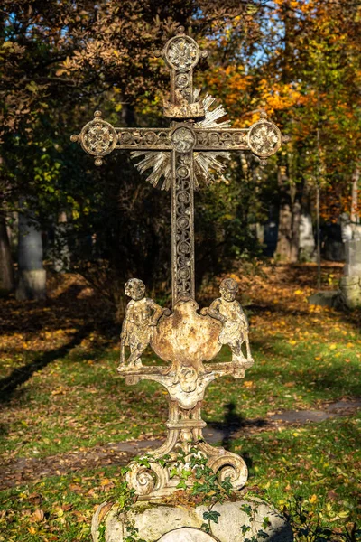 München Németország Nov 2020 View Famous Old North Cemetery Munich — Stock Fotó