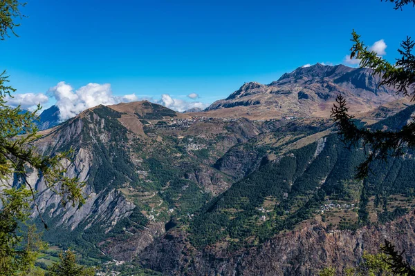 Auvergne Rhone Alpes Fransa Daki Bourg Oisans Çevresindeki Dağların Manzara — Stok fotoğraf