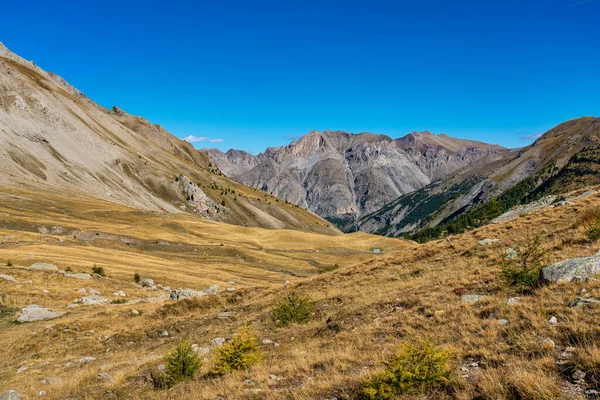 Col Cayolle Fransa Daki Alpes Maritimes Dağlarındaki Manzarası Çevresi — Stok fotoğraf