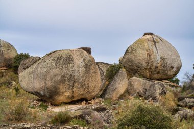 Los Barruecos Doğal Anıtı, Malpartida de Caceres, İspanya Extremadura.