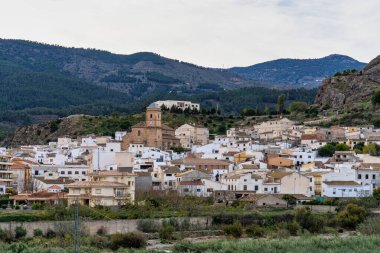 Purchena köyü Sierra de Los Filabres, Almeria Eyaleti, Endülüs, İspanya.