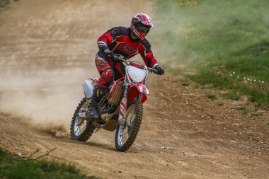 Warching, Almanya - 29 Haziran 2019 Motocross eğitimi