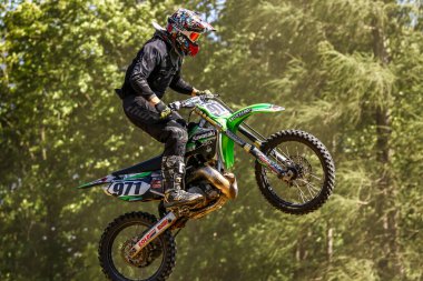 Warching, Almanya - 29 Haziran 2019 Motocross eğitimi
