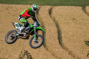Warching, Almanya - 29 Haziran 2019 Motocross eğitimi