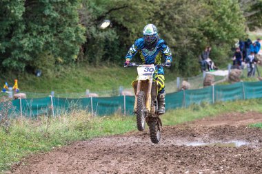 Windsberg, Almanya - 29 Haziran 2019 Motocross eğitimi Windsberg Almanya