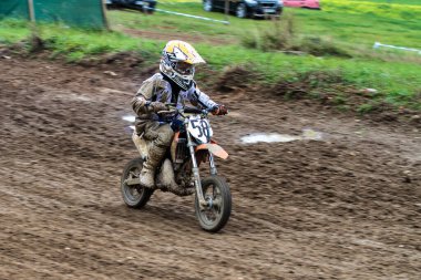 Windsberg, Almanya - 29 Haziran 2019 Motocross eğitimi Windsberg Almanya